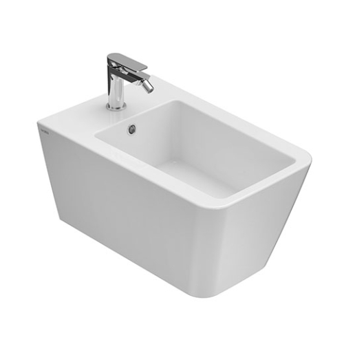 Bidet Incantho sospeso salvaspazio cm. 48x35 bianco lucido di Ceramica Globo