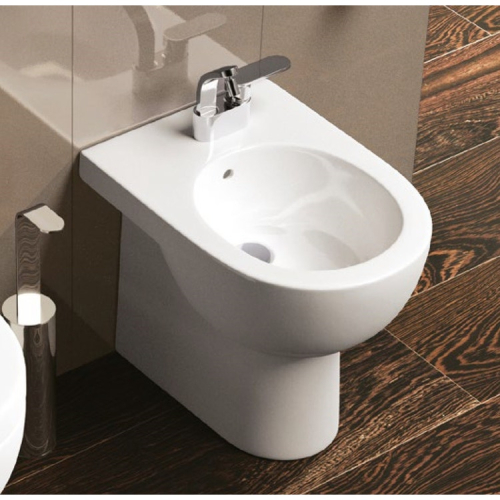 Bidet Quick filomuro cm. 51x36 bianco lucido di Ceramica Flaminia