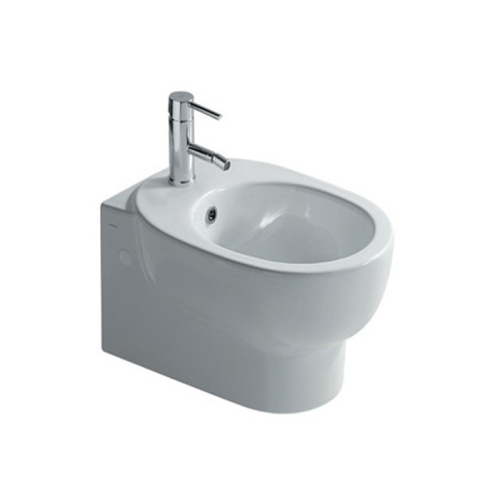 Bidet M2 sospeso salvaspazio cm. 50x35 bianco lucido di Ceramica Galassia