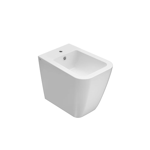 Bidet Stone filomuro scarico traslato cm. 52x36 bianco lucido di Ceramica Globo