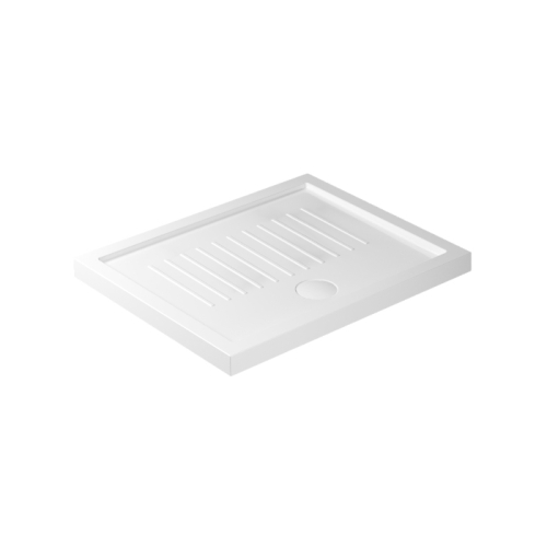 Piatto doccia 72x90 h.6 in ceramica bianco lucido Flat di Ceramica Galassia