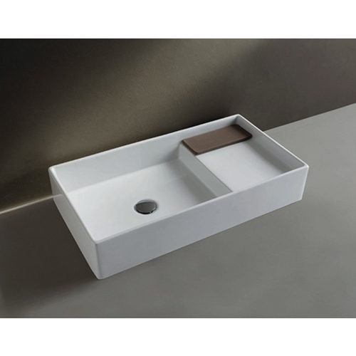 Lavabo da appoggio Display cm 65x40 di Ceramica Globo