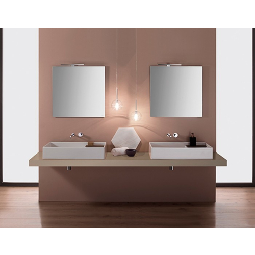 Lavabo da appoggio Display cm 75x40 di Ceramica Globo