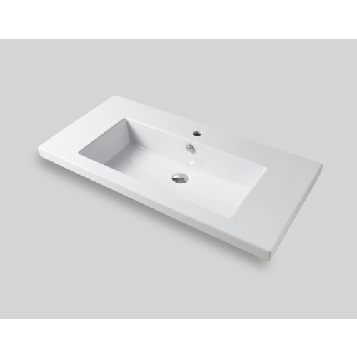 Lavabo Gap incasso 106x51 monoforo bianco di Art Ceram