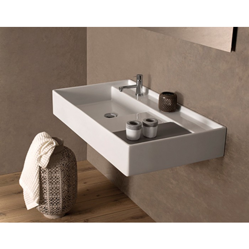 Lavabo sospeso Display cm 91x51 di Ceramica Globo