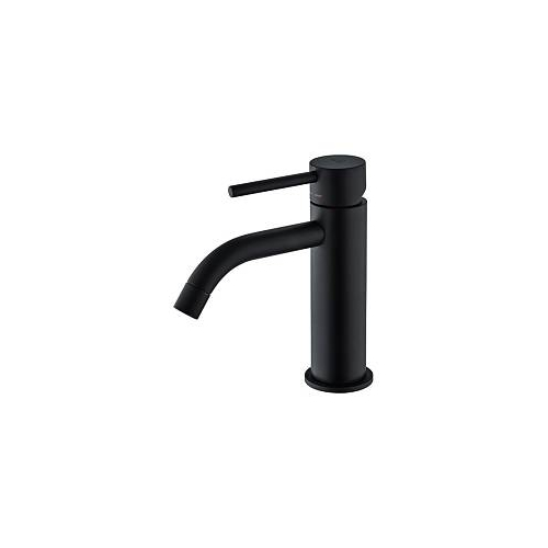 Miscelatore lavabo Light con scarico in ottone nero opaco di Paffoni