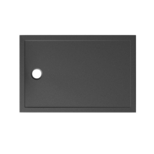 Piatto doccia 80X120 h.3 in ceramica nero opaco Docciatre Plus di Ceramica Globo