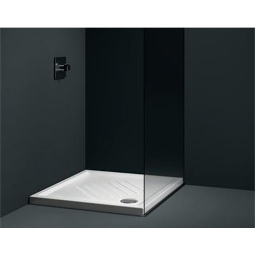 Piatto doccia 80x100 h.6 in ceramica bianco lucido bianco di Ceramica GSI