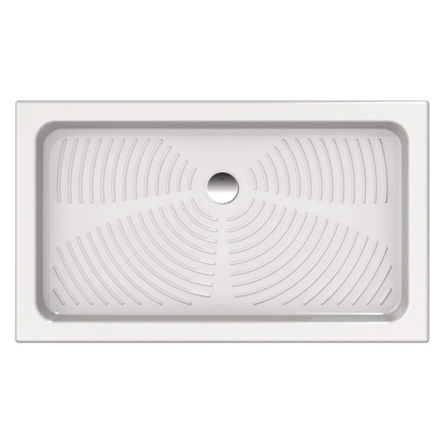 Piatto doccia 70x120 h.11,5 in ceramica bianco lucido Pegaso di Ceramica Azzurra