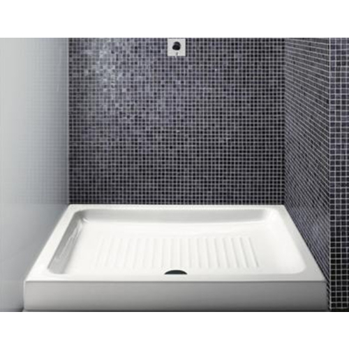 Piatto doccia 80x100 h.11 in ceramica bianco lucido bianco di Ceramica GSI