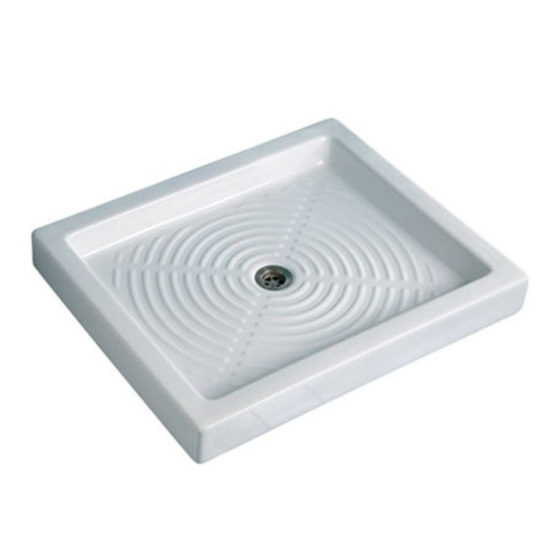 Piatto doccia 65x80 h.10 in ceramica bianco lucido Thebe di Ceramica Azzurra