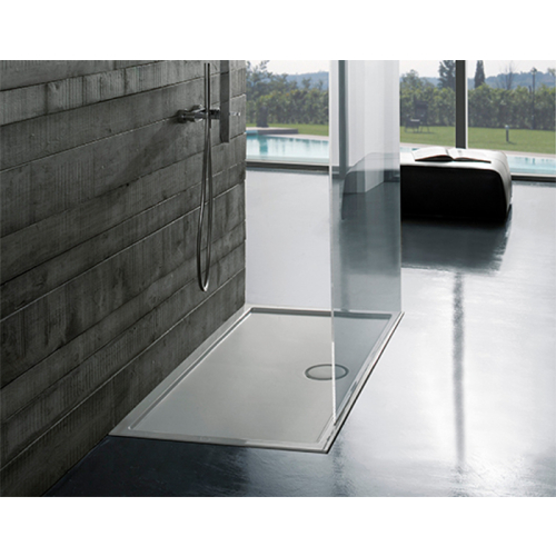 Piatto doccia 72x140 h.6 in ceramica bianco lucido Docciabella di Ceramica Globo