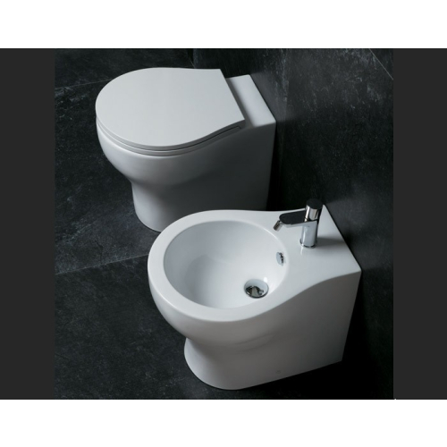 Sanitari a terra filomuro salvaspazio Mini Vera di Ceramica Azzurra