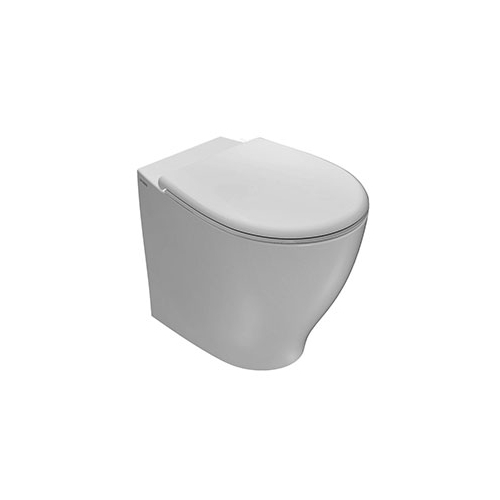 Water Bowl+ filomuro multi scarico traslato cm. 55x38 bianco di Ceramica Globo