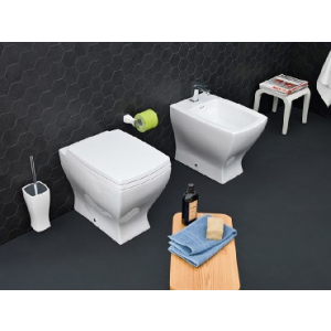 Sanitari Jazz filomuro cm. 54x36 con sedile avvolgente softclose di Art Ceram