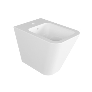 Bidet Build filomuro cm. 55x36 scarico traslato bianco lucido di Ceramica Azzurra