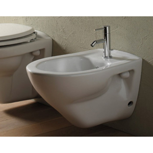 Bidet Arianna sospeso cm. 52x35 bianco lucido di Ceramica Globo