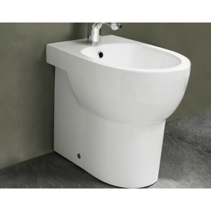 Bidet Absolute filomuro cm. 50x34,5 bianco lucido di Ceramica Azzurra