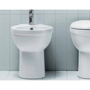 Bidet Cult filomuro bianco lucido di Ceramica Azzurra