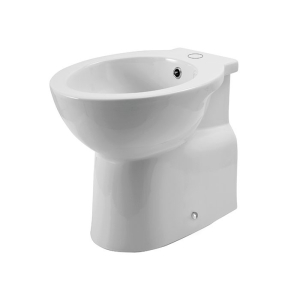 Bidet Full filomuro rialzato cm. 48,5x39 bianco lucido di Ceramica Azzurra