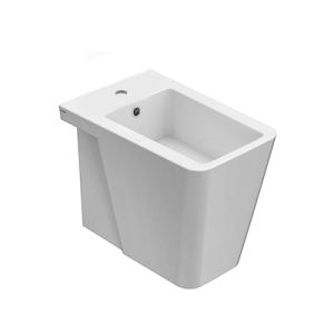 Bidet Incantho filomuro traslato cm. 54x35 bianco lucido di Ceramica Globo