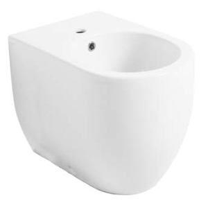 Bidet Flo filomuro cm. 52x36 in ceramica bianco lucido di Ceramica Kerasan