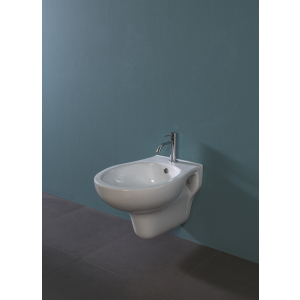 Bidet Confort sospeso disabili cm. 55x37,5 in ceramica bianco lucido di Ceramica Alice