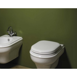 Copriwater Azzurra Charme originale in termoindurente soft close bianco