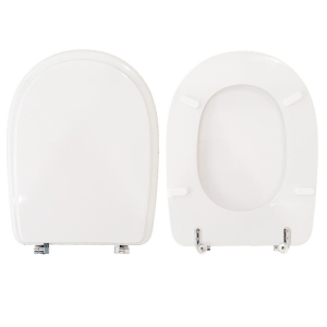 Copriwater Falerii Adria compatibile in poliestere bianco