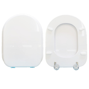 Copriwater Cesame Belle Epoque compatibile in poliestere bianco