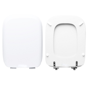 Copriwater Senesi Duccio compatibile in poliestere bianco