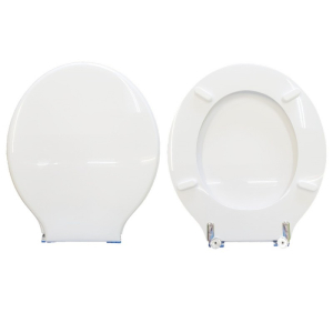 Copriwater Globo Paestum compatibile in poliestere bianco