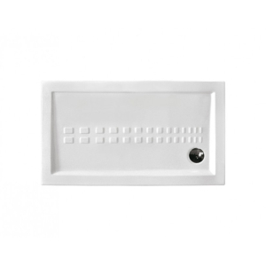 Piatto doccia 80x140 h.5,5 in ceramica bianco lucido Ito di Ceramica Althea