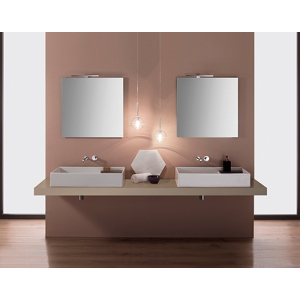 Lavabo da appoggio Display cm 75x40 di Ceramica Globo