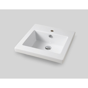 Lavabo Gap incasso 60x51 monoforo bianco di Art Ceram