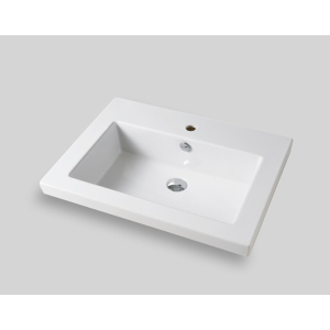 Lavabo Gap incasso 71x51 monoforo bianco di Art Ceram