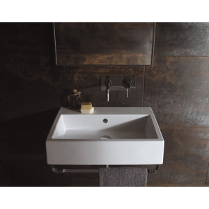 Lavabo sospeso Stone cm 60x50 di Ceramica Globo