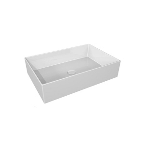 Lavabo Zenith appoggio 60x40 in ceramica bianco lucido di Ceramica GSG