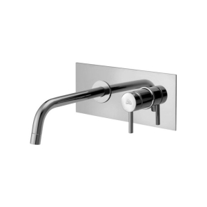 Miscelatore Lavabo Light ad incasso piastra inox bocca 24.5 di Paffoni