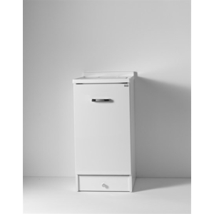 Mobile Eko a terra 45x45 ad un'anta con lavatoio in Abs di Xilon