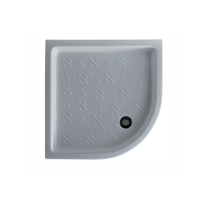 Piatto doccia 75x75 h.10 angolare in ceramica bianco lucido Venus Mini di Ceramica Galassia