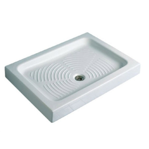 Piatto doccia 70x100 h.11,5 in ceramica bianco lucido Leda di Ceramica Azzurra