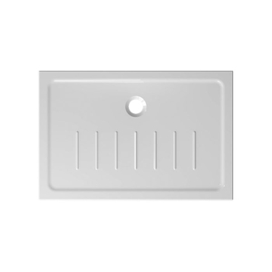 Piatto doccia 80x120 h.4,5 in ceramica bianco lucido Docciaviva di Ceramica Globo