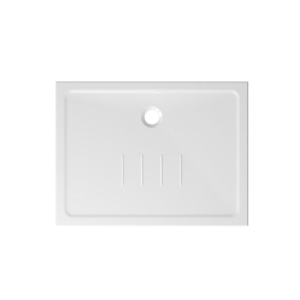 Piatto doccia 90x120 h.4,5 in ceramica bianco lucido Docciaviva di Ceramica Globo