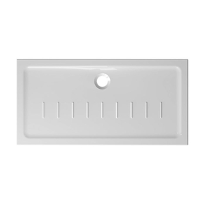 Piatto doccia 70x140 h.4,5 in ceramica bianco lucido Docciaviva di Ceramica Globo