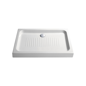 Piatto doccia 80x120 h.11 in ceramica bianco lucido bianco di Ceramica GSI