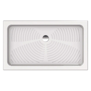 Piatto doccia 70x120 h.11,5 in ceramica bianco lucido Pegaso di Ceramica Azzurra