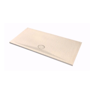 Piatto doccia 80x140 h.4 in ceramica beige Pietraceramica di Ceramica Azzurra