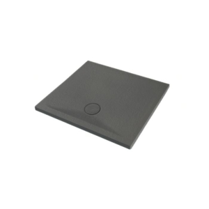 Piatto doccia 90x90 h.4 in ceramica nero Pietraceramica di Ceramica Azzurra