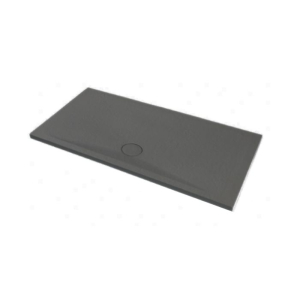 Piatto doccia 80x140 h.4 in ceramica nero Pietraceramica di Ceramica Azzurra